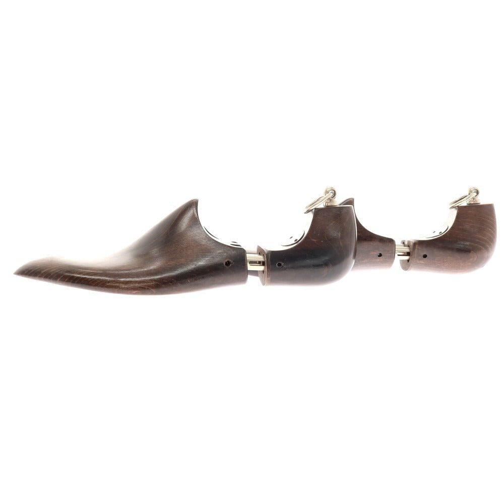 【中古】ガジアーノ＆ガーリング GAZIANO &amp; GIRLING KN-14用 木製 シューツリー シューキーパー ダークブラウンxシルバー【サイズ61/2F】【 状態ランクB 】【 メンズ 】