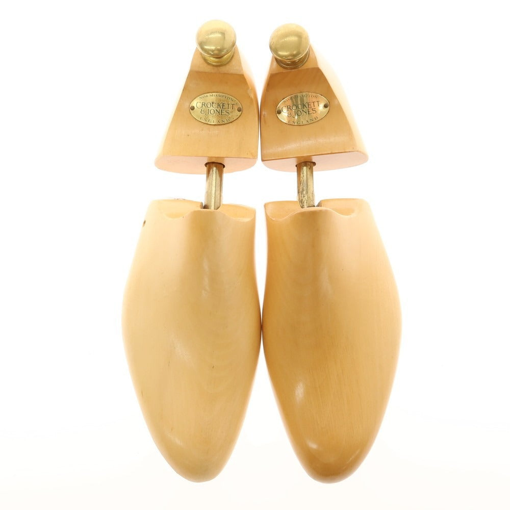 【中古】クロケットアンドジョーンズ CROCKETT&amp;JONES 631 木製 純正 シューツリー シューキーパー ベージュxゴールド【サイズ6】【 状態ランクB 】【 メンズ 】