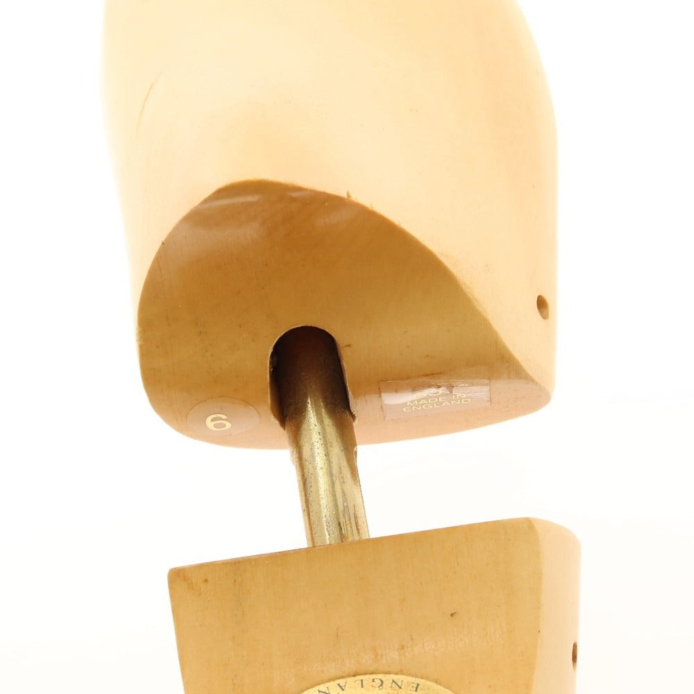 【中古】クロケットアンドジョーンズ CROCKETT&amp;JONES 631 木製 純正 シューツリー シューキーパー ベージュxゴールド【サイズ6】【 状態ランクB 】【 メンズ 】