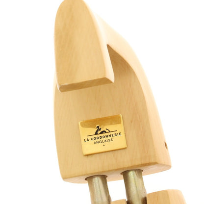 【中古】コルドヌリアングレーズ LA CORDONNERIE ANGLAISE ツインチューブ式 木製 シューツリー シューキーパー ベージュ【サイズ39】【 状態ランクB 】【 メンズ 】