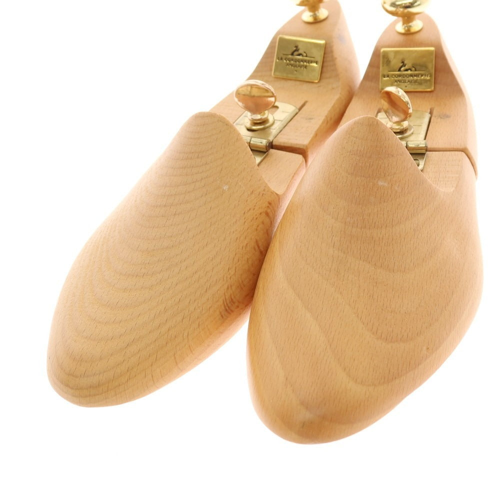 【中古】コルドヌリアングレーズ LA CORDONNERIE ANGLAISE 木製 シューツリー シューキーパー ベージュxゴールド【サイズ39】【 状態ランクB 】【 メンズ 】