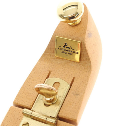 【中古】コルドヌリアングレーズ LA CORDONNERIE ANGLAISE 木製 シューツリー シューキーパー ベージュxゴールド【サイズ39】【 状態ランクB 】【 メンズ 】