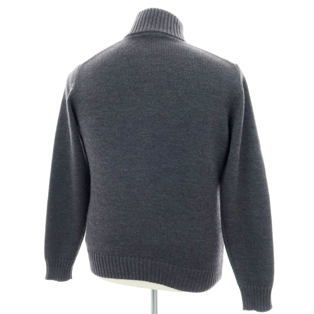 【中古】ザノーネ ZANONE CHIOTO ミドルゲージウール カーディガン グレー【 50 】【 状態ランクB 】【 メンズ 】