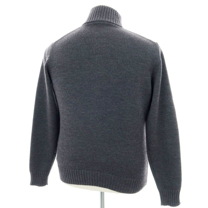 【中古】ザノーネ ZANONE CHIOTO ミドルゲージウール カーディガン グレー【 50 】【 状態ランクB 】【 メンズ 】