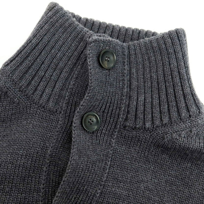 【中古】ザノーネ ZANONE CHIOTO ミドルゲージウール カーディガン グレー【 50 】【 状態ランクB 】【 メンズ 】