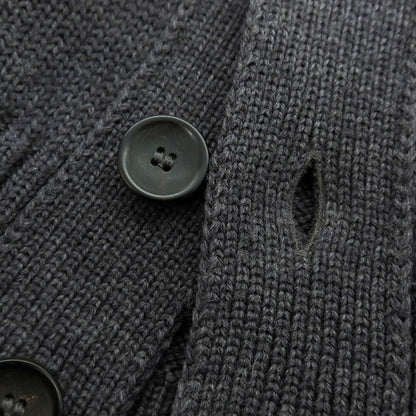 【中古】ザノーネ ZANONE CHIOTO ミドルゲージウール カーディガン グレー【 50 】【 状態ランクB 】【 メンズ 】