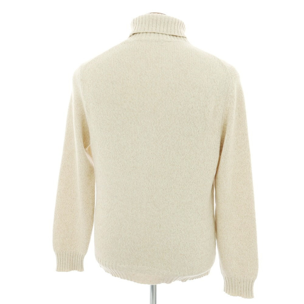 【中古】クルチアーニ CRUCIANI ミドルゲージカシミヤ タートルネックニット ベージュ【 48 】【 状態ランクC 】【 メンズ 】