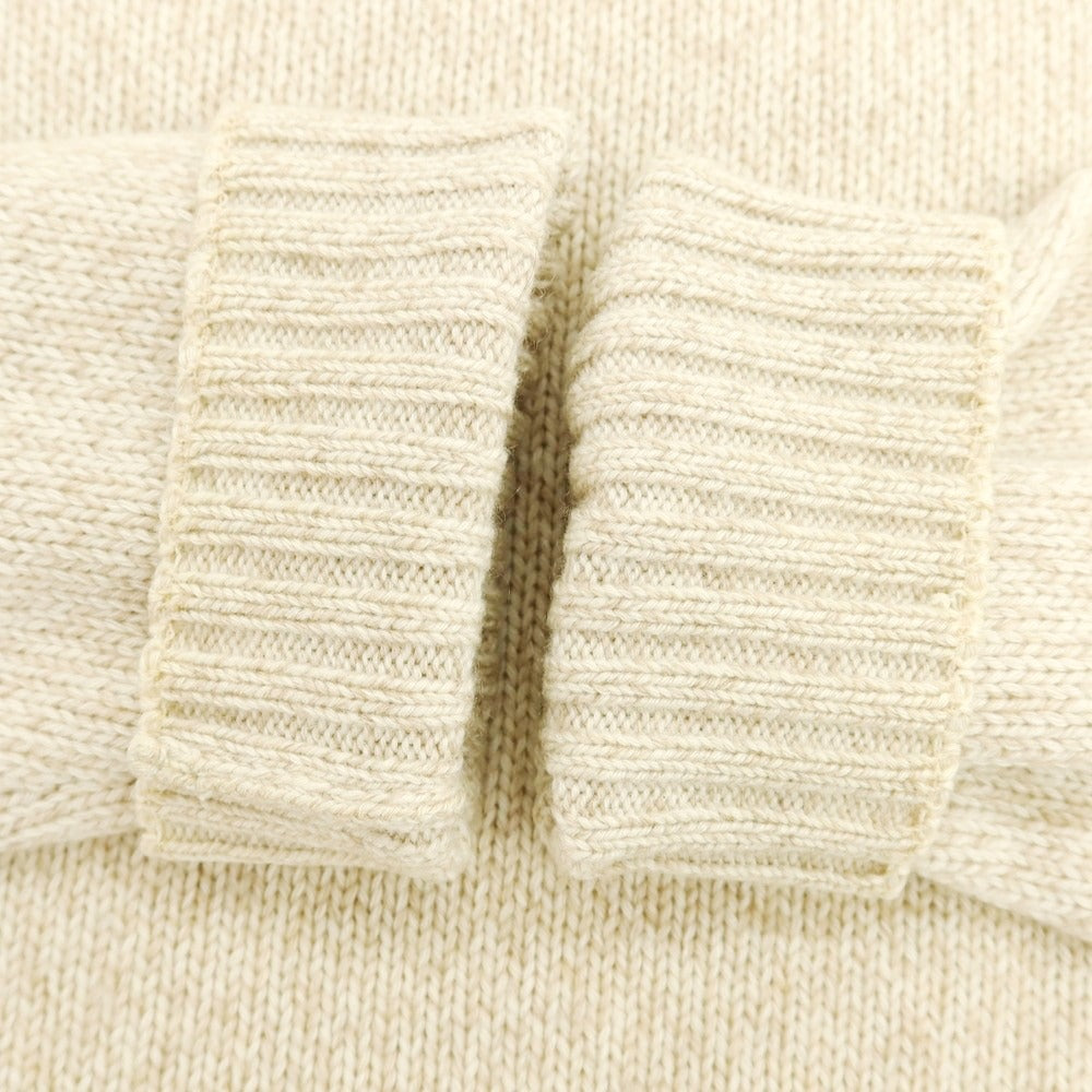 【中古】クルチアーニ CRUCIANI ミドルゲージカシミヤ タートルネックニット ベージュ【 48 】【 状態ランクC 】【 メンズ 】