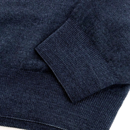 【中古】クルチアーニ CRUCIANI ウール タートルネックニット ネイビー【 50 】【 状態ランクD 】【 メンズ 】