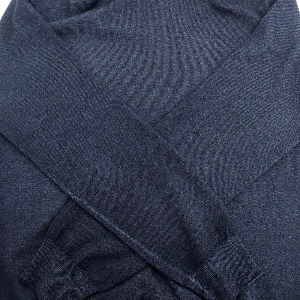 【中古】クルチアーニ CRUCIANI ウール タートルネックニット ネイビー【 50 】【 状態ランクD 】【 メンズ 】