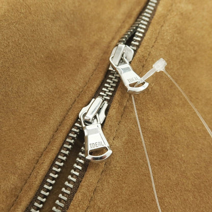 【中古】ビューティアンドユースユナイテッドアローズ BEAUTY&amp;YOUTH UNITED ARROWS ゴート スエード レザー シングルライダースジャケット キャメル【 S 】【 状態ランクC 】【 メンズ 】