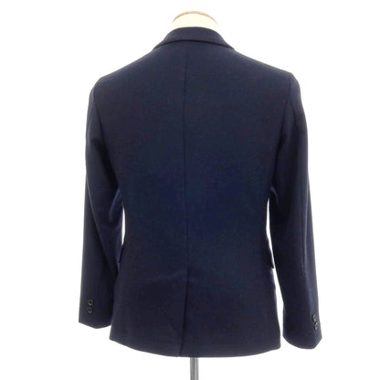 【中古】グリーンレーベルリラクシング green label relaxing ウールポリエステルナイロンアクリル 2B テーラードジャケット ネイビー【 XS 】【 状態ランクB 】【 メンズ 】