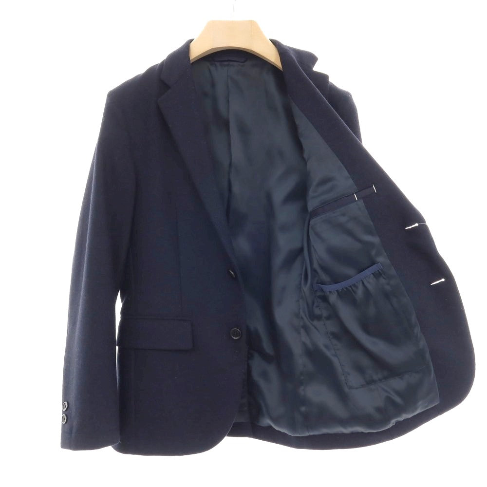 【中古】グリーンレーベルリラクシング green label relaxing ウールポリエステルナイロンアクリル 2B テーラードジャケット ネイビー【サイズXS】【 状態ランクB 】【 メンズ 】[BPD]