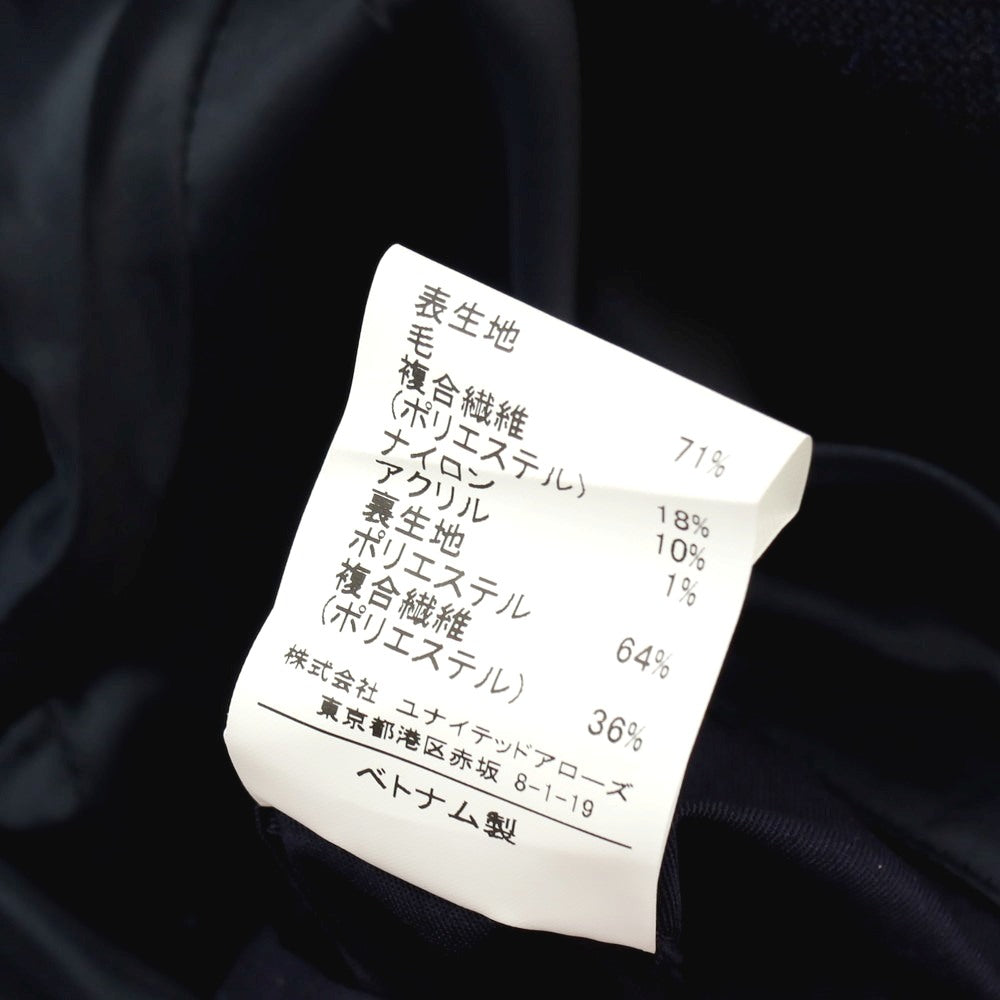 【中古】グリーンレーベルリラクシング green label relaxing ウールポリエステルナイロンアクリル 2B テーラードジャケット ネイビー【 XS 】【 状態ランクB 】【 メンズ 】