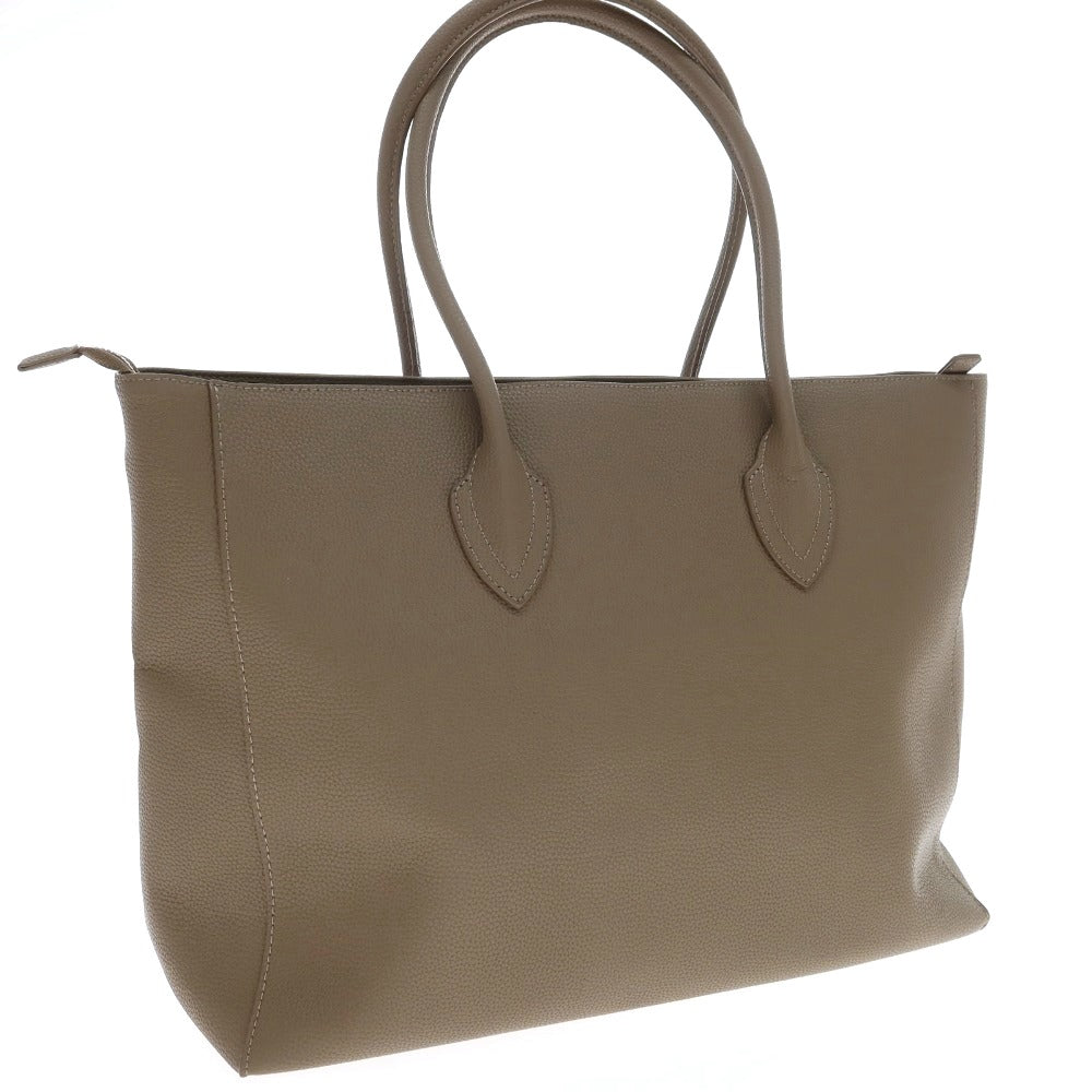 【中古】ユナイテッドアローズ UNITED ARROWS 合成皮革系 トートバッグ トープ【 状態ランクB 】【 メンズ 】