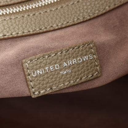 【中古】ユナイテッドアローズ UNITED ARROWS 合成皮革系 トートバッグ トープ【 状態ランクB 】【 メンズ 】