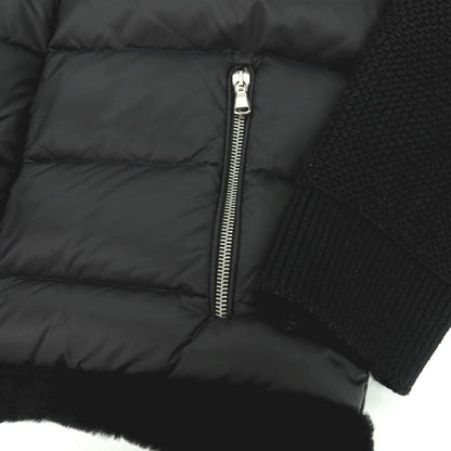 【中古】エンメティ EMMETI ムートン ナイロン ダウンジャケット ブラック【 48 】【 状態ランクB 】【 メンズ 】