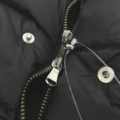 【中古】エンメティ EMMETI ムートン ナイロン ダウンジャケット ブラック【 48 】【 状態ランクB 】【 メンズ 】