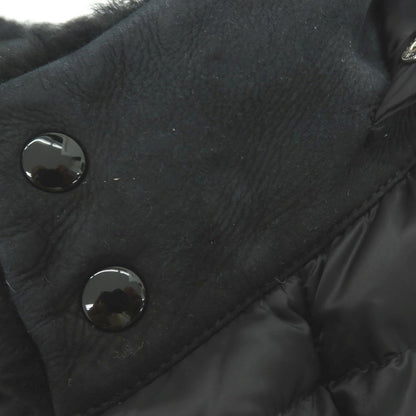 【中古】エンメティ EMMETI ムートン ナイロン ダウンジャケット ブラック【 48 】【 状態ランクB 】【 メンズ 】