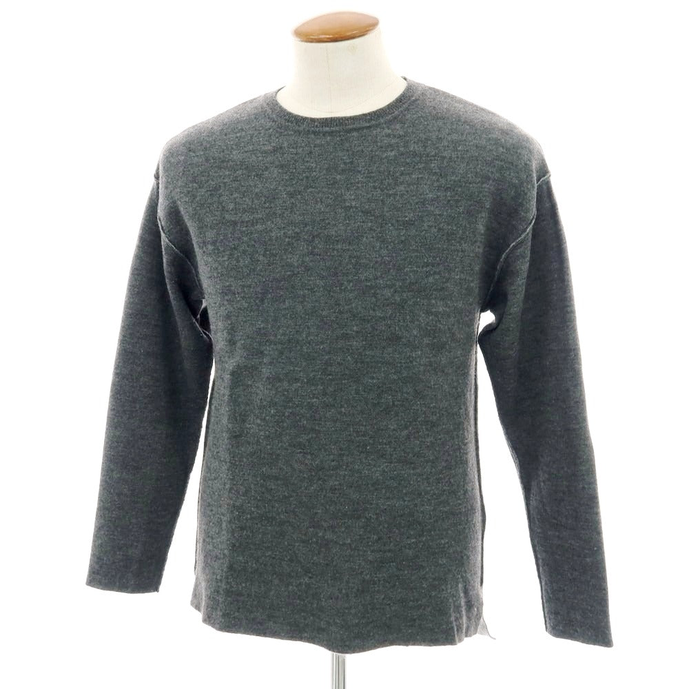 【中古】エストネーション ESTNATION ウールナイロン プルオーバーニット グレー【 L 】【 状態ランクB 】【 メンズ 】