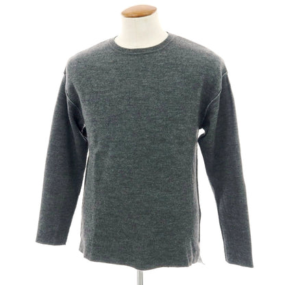 【中古】エストネーション ESTNATION ウールナイロン プルオーバーニット グレー【 L 】【 状態ランクB 】【 メンズ 】