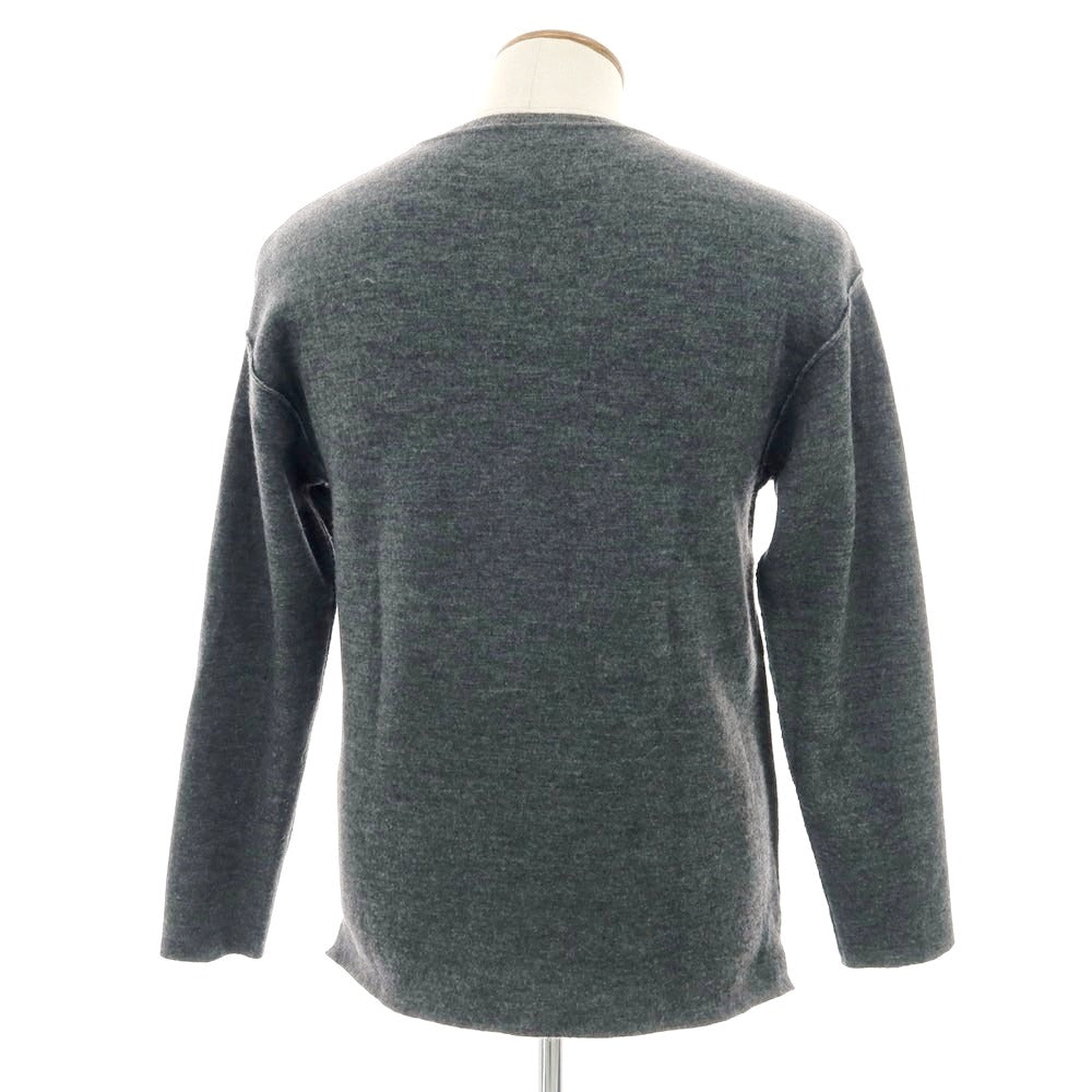 【中古】エストネーション ESTNATION ウールナイロン プルオーバーニット グレー【 L 】【 状態ランクB 】【 メンズ 】