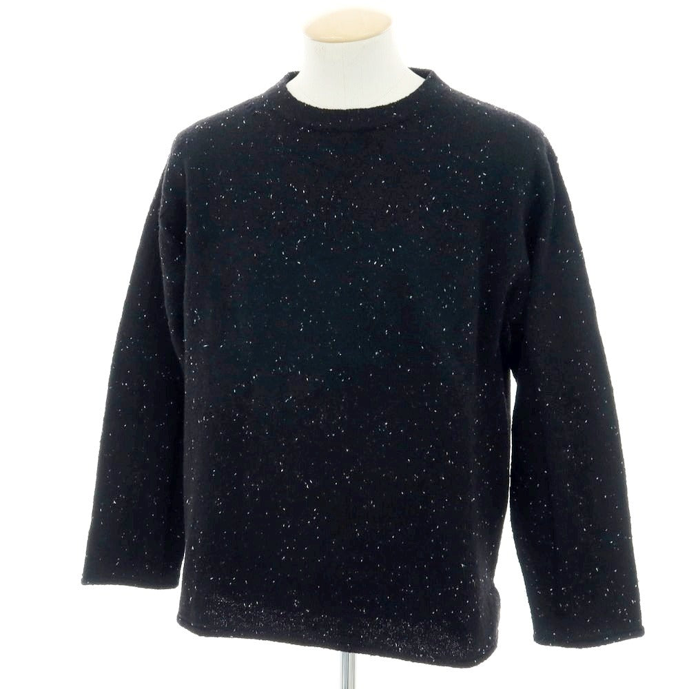 【中古】エストネーション ESTNATION ウールナイロンレーヨン プルオーバーニット ブラック【 M 】【 状態ランクB 】【 メンズ 】
