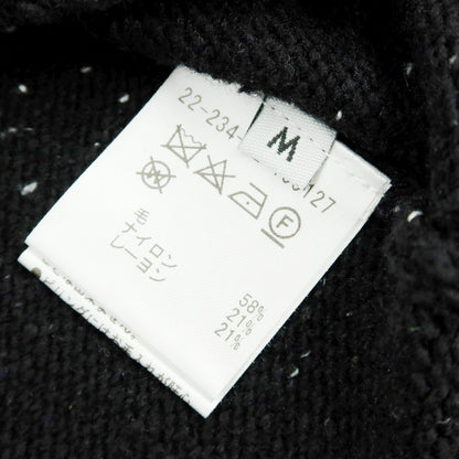 【中古】エストネーション ESTNATION ウールナイロンレーヨン プルオーバーニット ブラック【 M 】【 状態ランクB 】【 メンズ 】