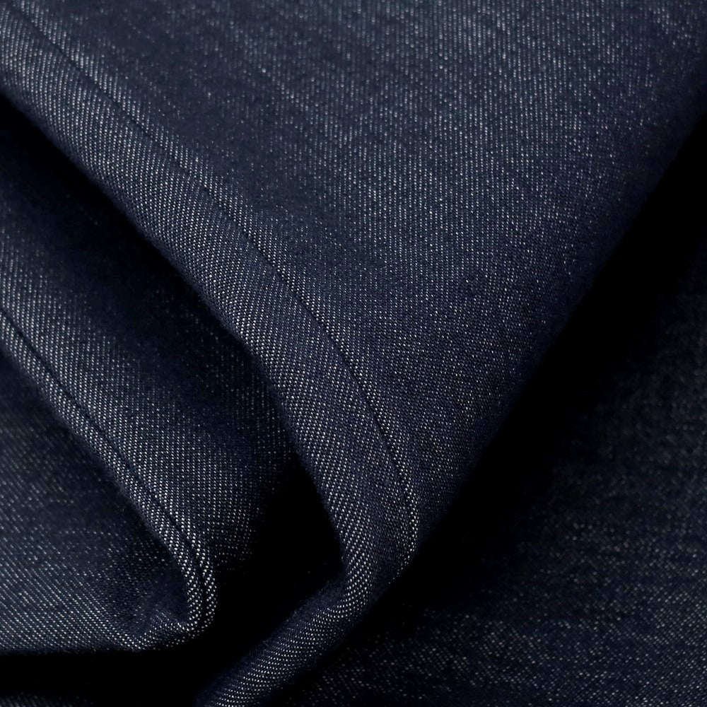 【中古】ベルナルド ジュスティ BERNARDO GIUSTI ストレッチ コットンナイロン イージースラックスパンツ ネイビー【サイズ46】【 状態ランクB 】【 メンズ 】