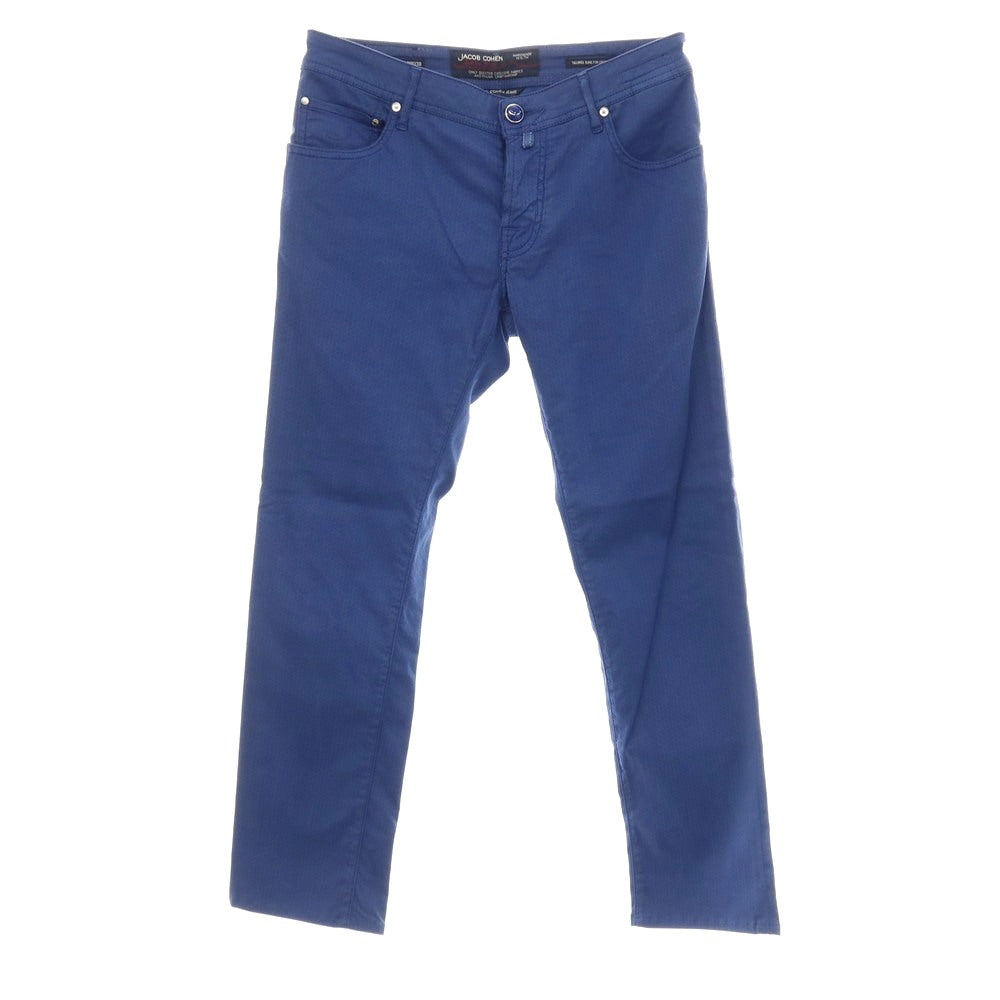 【中古】ヤコブコーエン JACOB COHEN J622 ストレッチ コットン 5ポケットパンツ ダークブルー【サイズ31】【 状態ランクB 】【 メンズ 】