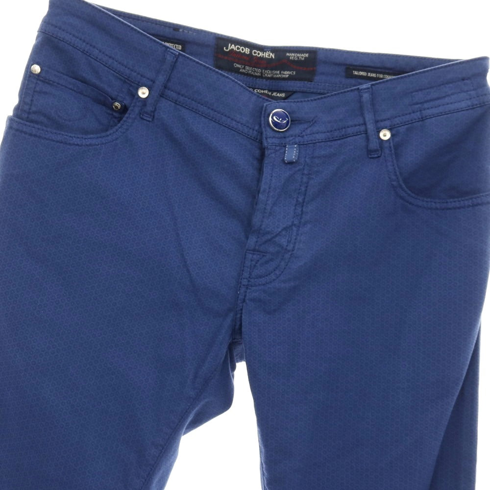 【中古】ヤコブコーエン JACOB COHEN J622 ストレッチ コットン 5ポケットパンツ ダークブルー【サイズ31】【 状態ランクB 】【 メンズ 】