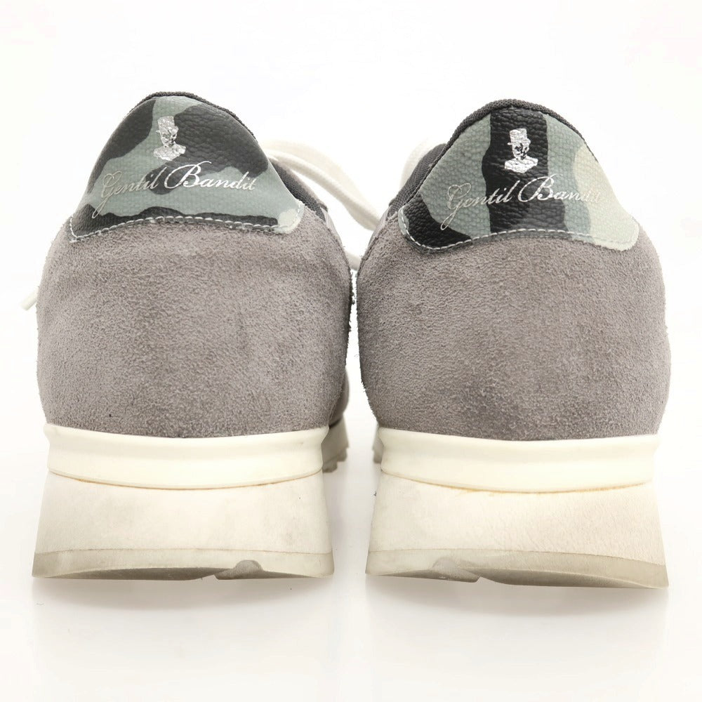 【中古】アトランティックスターズ Atlantic STARS スエード ナイロン スニーカー グレー【サイズ42】【 状態ランクB 】【 メンズ 】