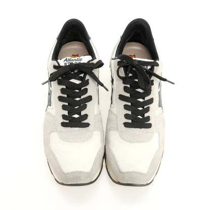 【中古】アトランティックスターズ Atlantic STARS スエード ナイロン スニーカー ライトグレー【サイズ42】【 状態ランクB 】【 メンズ 】