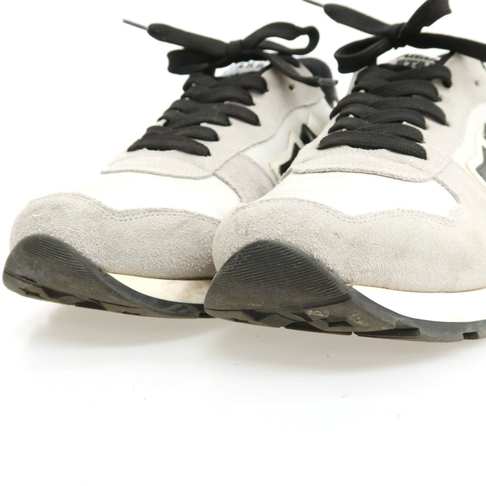 【中古】アトランティックスターズ Atlantic STARS スエード ナイロン スニーカー ライトグレー【サイズ42】【 状態ランクB 】【 メンズ 】