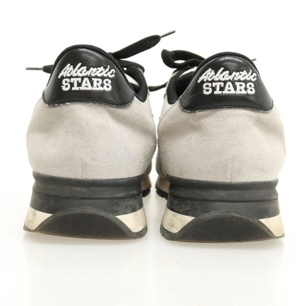 【中古】アトランティックスターズ Atlantic STARS スエード ナイロン スニーカー ライトグレー【サイズ42】【 状態ランクB 】【 メンズ 】