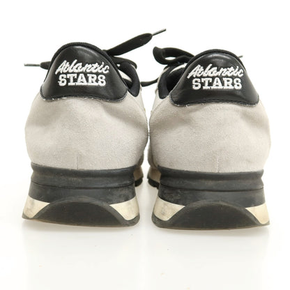 【中古】アトランティックスターズ Atlantic STARS スエード ナイロン スニーカー ライトグレー【サイズ42】【 状態ランクB 】【 メンズ 】