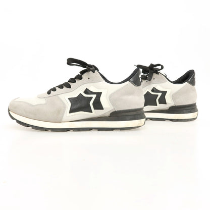 【中古】アトランティックスターズ Atlantic STARS スエード ナイロン スニーカー ライトグレー【サイズ42】【 状態ランクB 】【 メンズ 】