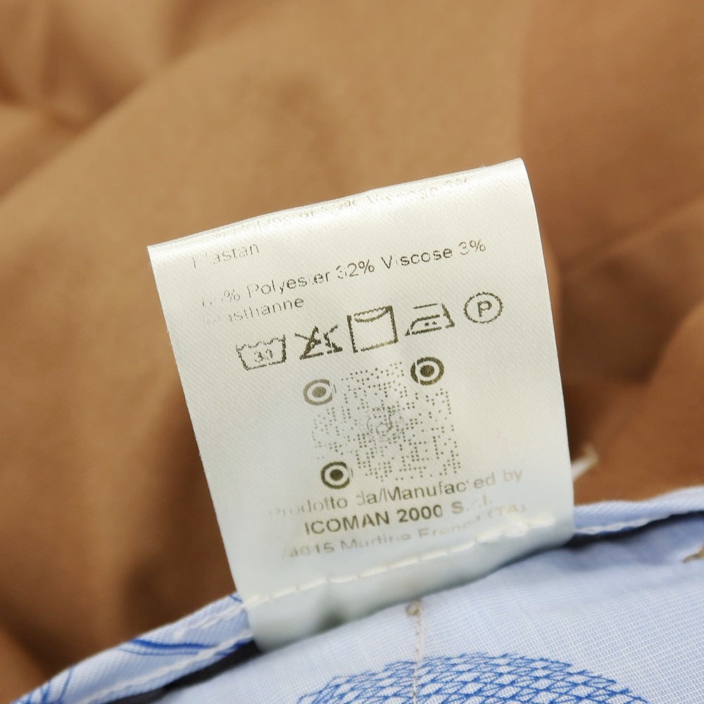 【中古】ベルウィッチ BERWICH MORELLO elax gt1547x ストレッチ ポリエステルレーヨン イージースラックスパンツ ブラウン【サイズ50】【 状態ランクA 】【 メンズ 】