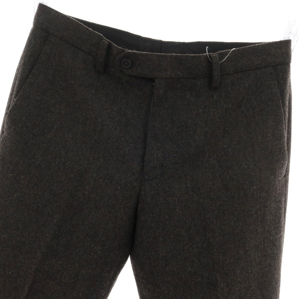 【中古】ア デイ イン ザ ライフ ユナイテッドアローズ a day in the life united arrows ウールポリエステル ドレススラックスパンツ ダークグレイッシュダークブラウン【サイズM】【 状態ランクB 】【 メンズ 】