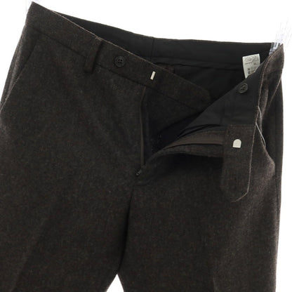 【中古】ア デイ イン ザ ライフ ユナイテッドアローズ a day in the life united arrows ウールポリエステル ドレススラックスパンツ ダークグレイッシュダークブラウン【サイズM】【 状態ランクB 】【 メンズ 】