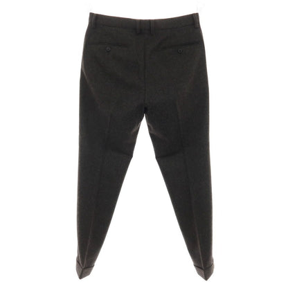 【中古】ア デイ イン ザ ライフ ユナイテッドアローズ a day in the life united arrows ウールポリエステル ドレススラックスパンツ ダークグレイッシュダークブラウン【サイズM】【 状態ランクB 】【 メンズ 】
