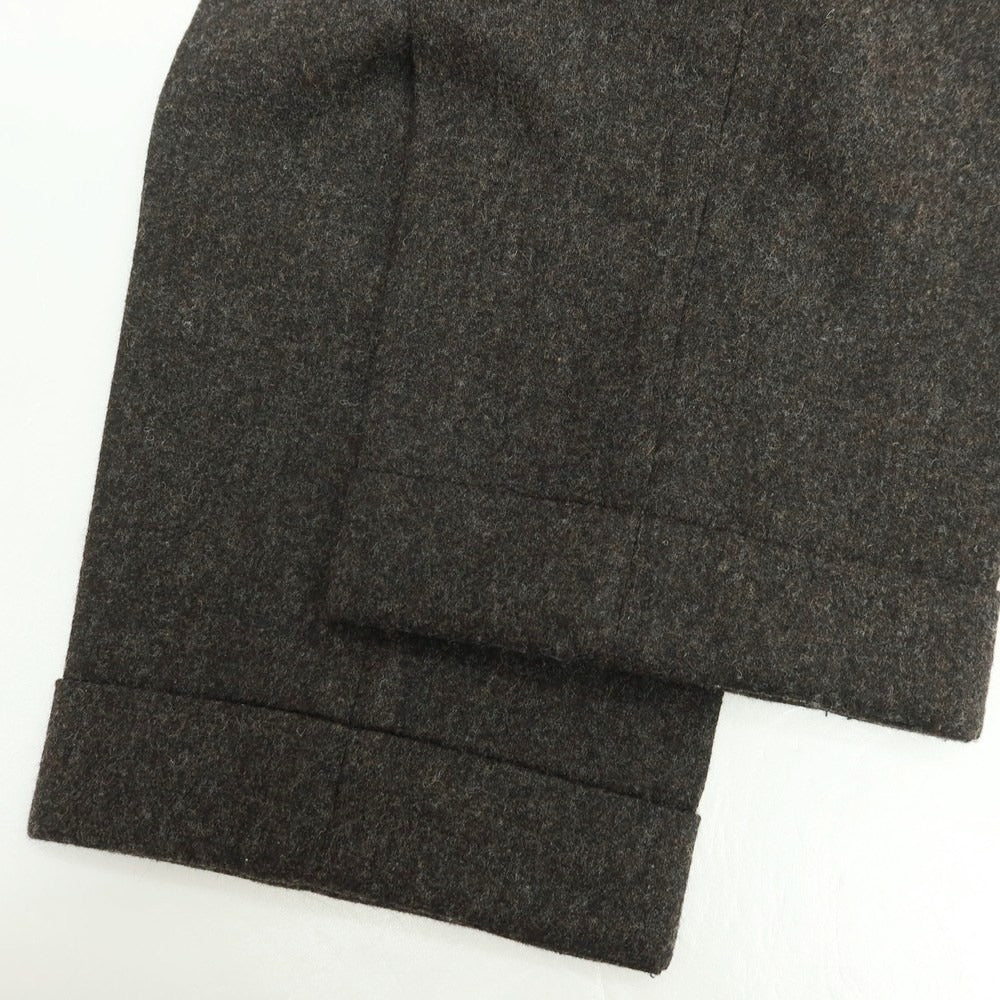 【中古】ア デイ イン ザ ライフ ユナイテッドアローズ a day in the life united arrows ウールポリエステル ドレススラックスパンツ ダークグレイッシュダークブラウン【サイズM】【 状態ランクB 】【 メンズ 】