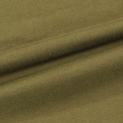 【中古】モンクレール MONCLER コットンポリウレタン クルーネック 半袖Ｔシャツ オリーブ【サイズS】【 状態ランクB 】【 メンズ 】