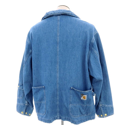 【中古】カーハート Carhartt × Invinsible コットン デニム カバーオール ブルー【 L 】【 状態ランクB 】【 メンズ 】