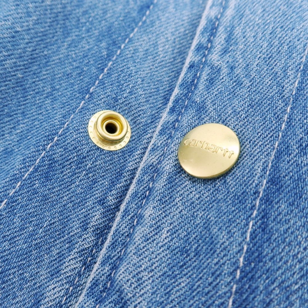 【中古】カーハート Carhartt × Invinsible コットン デニム カバーオール ブルー【 L 】【 状態ランクB 】【 メンズ 】