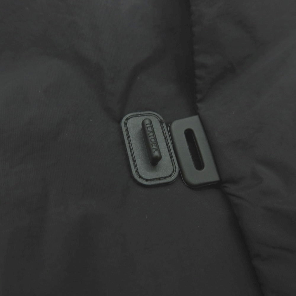 【中古】テアトラ TEATORA ROOMKEY VEST ナイロン ダウンベスト ブラック【 サイズ3 】【 状態ランクB 】【 メンズ 】 [APD]