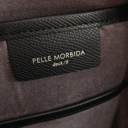 【新品】ペッレモルビダ PELLE MORBIDA PMO-9B201 deck/9 牛革 ブリーフケース ブラック【 状態ランクN 】【 メンズ 】