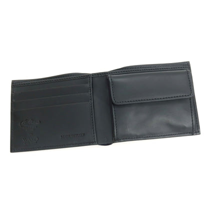【SALE10%OFF/返品不可】【中古】ボルドリーニ セレリア BOLDRINI SELLERIA 銀座和光別注 レザー 二つ折り財布 ブラック【 状態ランクA 】【 メンズ 】