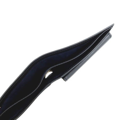 【SALE10%OFF/返品不可】【中古】ボルドリーニ セレリア BOLDRINI SELLERIA 銀座和光別注 レザー 二つ折り財布 ブラック【 状態ランクA 】【 メンズ 】