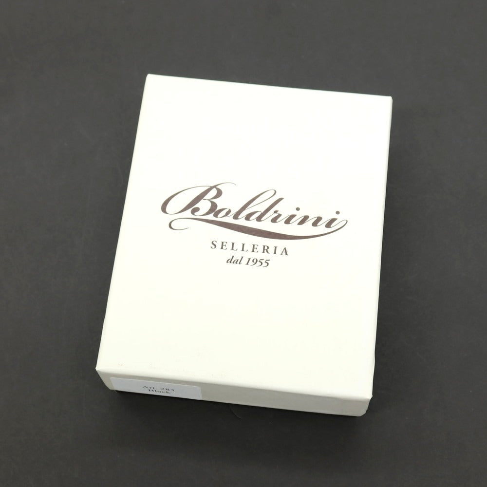 【SALE10%OFF/返品不可】【中古】ボルドリーニ セレリア BOLDRINI SELLERIA 銀座和光別注 レザー 二つ折り財布 ブラック【 状態ランクA 】【 メンズ 】